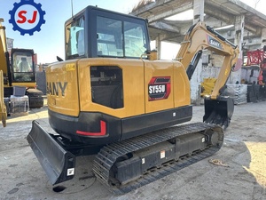 Miniexcavadora SANY SY55U Usada |   Excavadora de cadenas de 5.5 toneladas |   Excavadora Kubota Zero Tail en Venta - Product Image 2