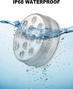 IP68 RGB LED Fish <strong>Bathing</strong> Landscape Fountain Pond Vase <strong>Light</strong> for Swimming Pool 3 AAA Battery ABS Material Pool <strong>Lights</strong> - Product Image 3