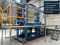 Machine de moulage automatique de formes en EPS avec moteur et pompe, certifiée CE, machine de fabrication de boîtes en polystyrène, personnalisable, fabricant chinois