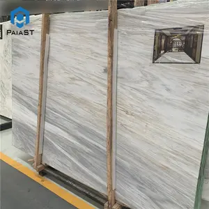 China Eurasian holzmaserung weiß marmor für weiß holz marmor boden, weiß holz marmor textur