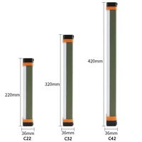 Lampe d'urgence LED rechargeable pour extérieur, étanche IP65, pour camping et travaux d'entretien, avec commande par bouton