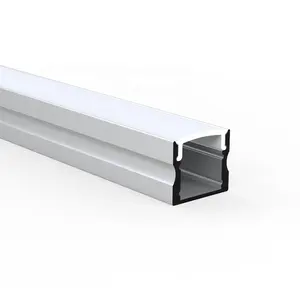 Disipador de calor para Borde de pared de armario, luz LED de aluminio para casa, acrílico, cuadrado, U, 2M