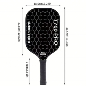 Pala de Pickleball con Superficie Rugosa, Fibra de Carbono Honeycomb T700 de 16 mm, Pala de Pickleball para Adultos - Product Image 4