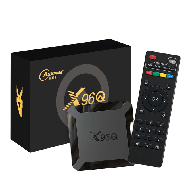 New Arrival X96Q Android 10.0 TV Box 2GB 16GB Allwinner H313 Wifi 2.4G/5G 4K HD Set Top Box 2gb Ram 16gb Rom