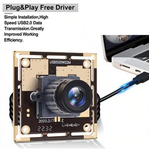 Módulo de Câmera USB 5MP OV5640 com Sensor CMOS, Mini Webcam Grande Angular com Lente de 2.1mm para Drone, Impressora <span class=keywords><strong>3D</strong></span> e Carros Autônomos - Product Image 5