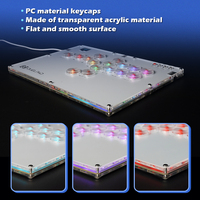 Controlador Duelpad Sin Palanca Tipo Hitbox para Juegos de Lucha de PS5, Mando Arcade, Joystick Pico GP2040-CE para PC/Xbox/PS4/Switch