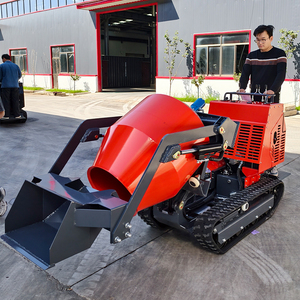 Penjualan terlaris pengangkut 750kg terlacak Dumper beton Mini Drum kapasitas 300L dengan pemberian makan Self-loading untuk semua medan - Product Image 6
