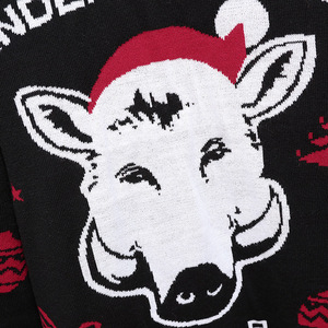 Custom LOGO ODM&OEM Cute Cartoon <b>Christmas</b> Men's <b>Sweater</b> Knit Autumn/winter Red <b>Christmas</b> <b>Sweater</b> Crewneck Knitted Men's Clothes - Product Image 3