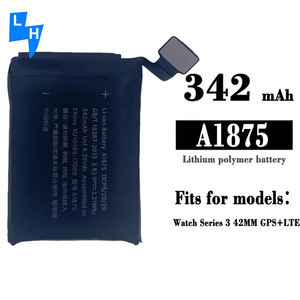 แบตเตอรี่นาฬิกาแบบชาร์จได้สำหรับ Apple Series 3 ขนาด 38 มม. 42 มม. รุ่น A1850 A1875 A1847 A1848 จากโรงงาน - Product Image 2