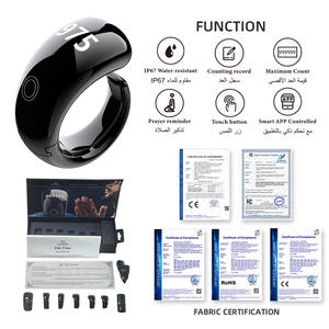 Anillo Zikr Equantu 2026, Contador Inteligente de Tasbeeh 5 en 1, Pantalla OLED, Notificación de 5 Horas de Oración, Control por Aplicación, Anillo Itasbeeh - Product Image 6
