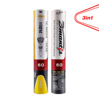 Volant de badminton ASL D60 pour compétition, vitesse 76-78, durable, fabriqué en Chine par Dmantis
