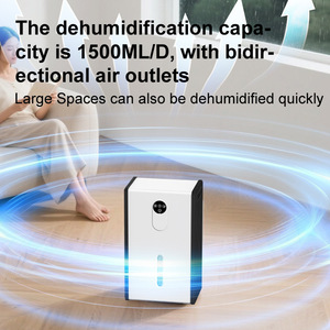 Refrigerative <b>Dehumidifier</b> 30-49.9 Pints 24H 4L Tank 300-799 Sq Ft Coverage Electronic Control Quiet Operation - Product Image 4