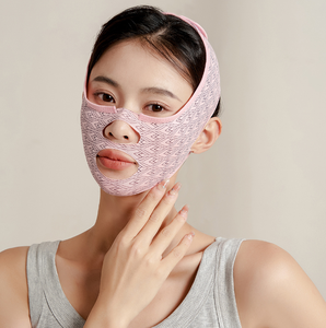 Wieder verwendbare V-Linien-Maske Gesichts-Schlankheit sgurt Doppelkinnreduzierer-Klimmzug maske Gesichtslifting-Gürtel V-förmige Schlankheit maske - Product Image 6