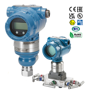 Medidor de Flujo de Placa de Orificio Compacto Rosemounte 4-20mA HART IP54 con Garantía de hasta 5 Años, Transductor de Material 316LSST - Product Image 1