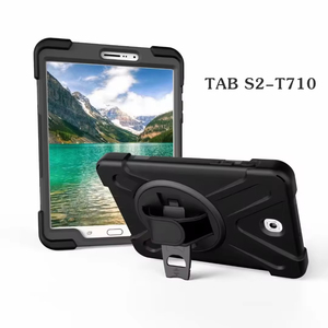 Étui robuste antichoc avec béquille et dragonne <span class=keywords><strong>pour</strong></span> <span class=keywords><strong>tablette</strong></span> <span class=keywords><strong>Samsung</strong></span> <span class=keywords><strong>Galaxy</strong></span> <span class=keywords><strong>Tab</strong></span> <span class=keywords><strong>S2</strong></span> 8 pouces 2015 T710/T715/T713 - Product Image 5