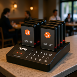 Système d'appel sans fil Vevor pour restaurants, 10 buzzers, pour hôtels et services de restauration - Product Image 2