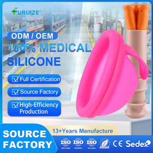 <span class=keywords><strong>Disque</strong></span> <span class=keywords><strong>Menstruel</strong></span> en Silicone Médical en Gros avec Anneau – Fabricant Furuize - Product Image 5