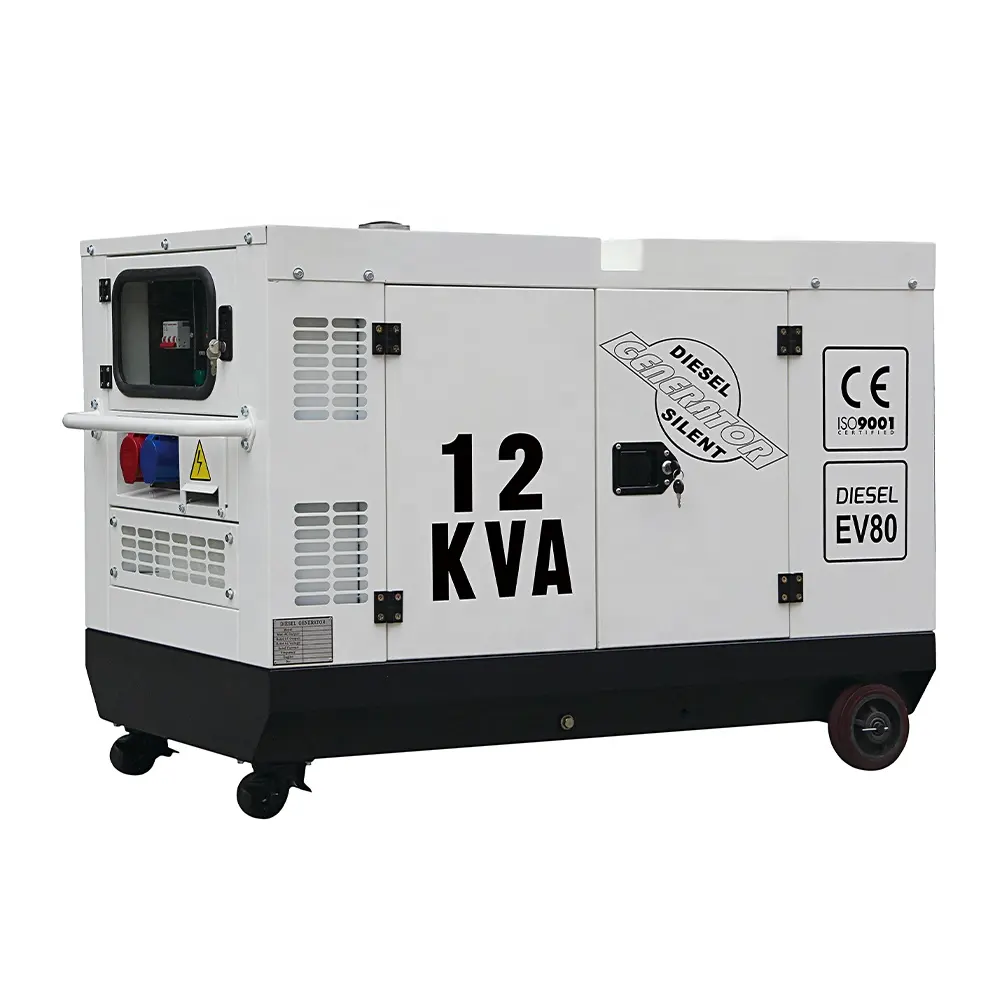 เครื่องกำเนิดไฟฟ้ากระแสสลับ3เฟสเดียว230V 220V genset 12kW ดีเซล