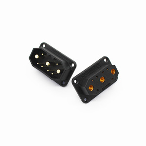 Conector integrado de 3 polos, 25A de alimentación + 6 pines, 5A de señal, conector de contacto chapado en oro para pulverización agrícola, modelo UAV RC - Product Image 5