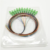 Câble optique pré-terminé SC-UPC Pigtail de qualité opérateur, 12 fibres, faible perte, sans épissures, pour interconnexion - Vente en gros