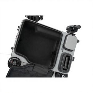 ELALA Wholesales Durable 32L <strong>Large</strong> Capacity <strong>Light</strong> Strip Travel Luggage Rideable Rolling <strong>Suitcase</strong> for Outdoor Activities - Product Image 3