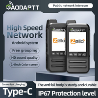 Radio bidirectionnelle GaodaPTT 4G Walkie Walkie R10, interphone mondial, étanche IP67, GPS, WIFI, SOS, portée illimitée, avec plateforme Zello