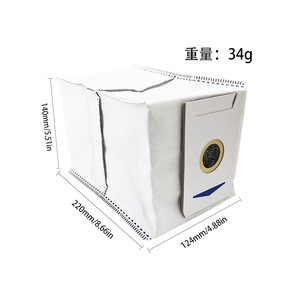 Ecovacs T30 Dust <b>Bag</b> K10737 220x140x124mm Activated Carbon Filter Home Use Robot <b>Vacuum</b> Consumables - Product Image 1