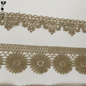 Chất lượng cao vải may vàng thêu Phụng Vụ ren TRIM - Product Image 4