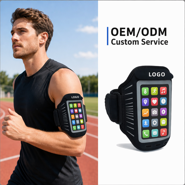 Custom Logo Professional Running Armband Waterproof Touch Screen Phone Holder Sport Arm Band for OEM ODM Service
