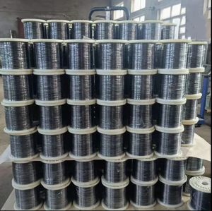 Alambre de Níquel Puro al 99.6% en Venta Caliente de Fábrica, 0.5mm 0.6mm 0.8mm Ni200, Galvanizado, Plateado Brillante, para Uso en Construcción - Product Image 2
