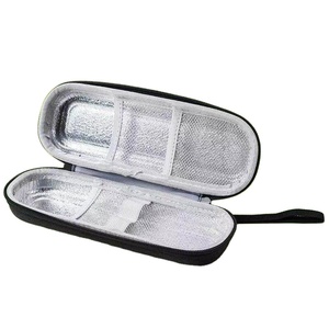 Portable EVA Travel <b>Case</b> Zipper Closure Simple Style Insulin Cooler Bag Ice Packs Temperature Control Medical Bag <b>for</b> Diabetics - Product Image 6