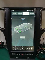 Écran Tesla vertical Foforfor de 13,6 pouces pour Jeep Grand Cherokee 2014-2020, Carplay, GPS, radio, lecteur multimédia, 7862 Android 14 DSP 4G