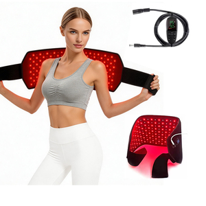 Ceinture <span class=keywords><strong>de</strong></span> luminothérapie rouge portable pour les jambes/bras, soulagement des douleurs musculaires, 250 LED, double longueur d'onde (660nm/850nm), <span class=keywords><strong>beauté</strong></span> à domicile - Product Image 1