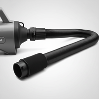 Sèche-cheveux pour animaux Shernbao SMD06 portable, 2 vitesses, alimenté par batterie, 1500W |   Conception murale |   Tuyau de 40 mm, 3 buses |   110-240V