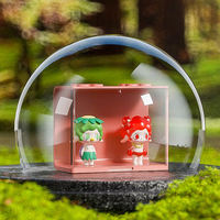 Boîte de rangement pour poupée Lego, boîte de rangement transparente à empiler, boîte d'affichage
