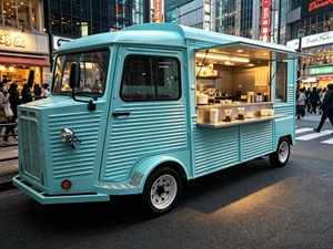 Remorque à chevaux rustique en aluminium et fibre de verre avec bar intégré et refroidisseurs, transformée en <span class=keywords><strong>camion</strong></span>-restaurant unique <span class=keywords><strong>pour</strong></span> servir des boissons artisanales - Product Image 1