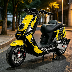 Moto électrique <span class=keywords><strong>Red</strong></span> <span class=keywords><strong>Bull</strong></span> PLUS, distance entre les roues avant et arrière étendue de 1455 mm, corps stable, conduite à haute vitesse sans oscillation - Product Image 3