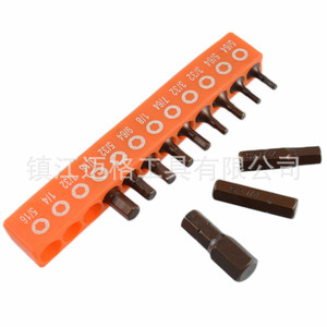 Hex <b>Screwdriver</b> <b>Bits</b> 25mm 24Pc <b>Set</b> With Storage Strip For General Maintenance And Repair - Product Image 2