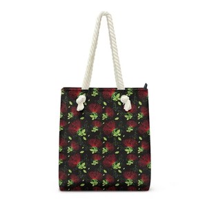 Dropship Print on Demand Lady Handbag Hawaiian Ohia Lehua Floral Beach <b>Tote</b> <b>Bag</b> Versatile Durable Rope Shopping <b>Bag</b> for Women 42 - Product Image 1