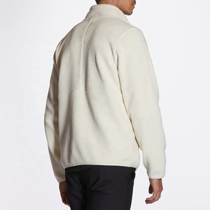 <span class=keywords><strong>Sweat</strong></span>-shirt en molleton <span class=keywords><strong>Sherpa</strong></span> unisexe à fermeture éclair <span class=keywords><strong>1</strong></span>/<span class=keywords><strong>2</strong></span> Tissu tissé en polyester recyclé Col à capuche Style de rue Trim Fit Vente à chaud - Product Image 2