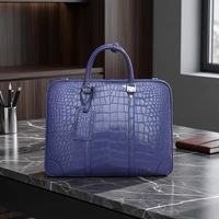 Sac à main de bureau pour homme en cuir véritable, personnalisable ODM/OEM, mallette de luxe grande capacité avec quincaillerie durable