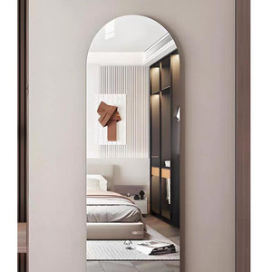 Tường hiện đại <span class=keywords><strong>fogless</strong></span> chống sương nhà máy có thể điều chỉnh sàn lớn Gương đèn cong LED gương cho Pilates Studio - Product Image 5