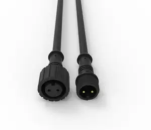 YXY M14 fio elétrico impermeável push-pull 2 3 4 5 pinos macho cabo de extensão conector fêmea