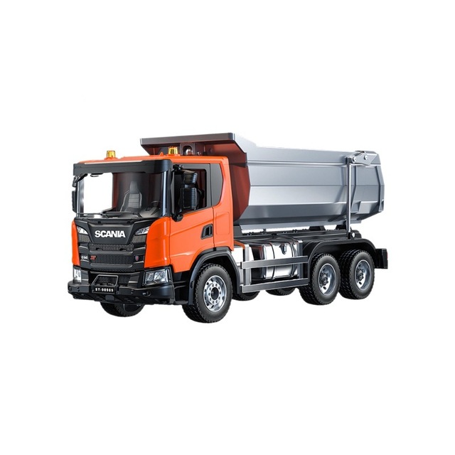 Double Eagle E593 Scania Remote Control Plastic Alloy Dump Truck Model 1:20 Simulation Electric Engineering Tipper Toy