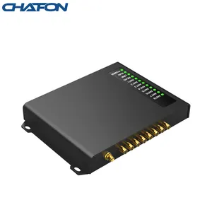 Chafon RFID UHF 리더 작가 8 포트 장거리 액세스 제어 카드 리더 rfid 고정 리더