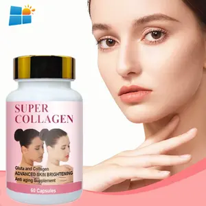 Capsules Super Collagène OEM/ODM/OBM Multi Collagène Marin Améliore les Soins de la Peau Capsule Softgel pour le Blanchiment de la Peau Anti-âge