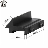Adaptateur de montage de lunette de chasse pour télescope 45 degrés 21 mm