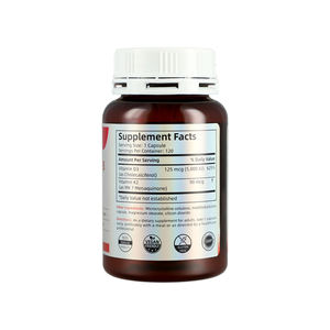 Cápsulas de vitamina D3 y K2 compatibles con la salud ósea y cardíaca para hombres y mujeres, suplemento de vitamina D3 y K2, 120 cápsulas - Product Image 5