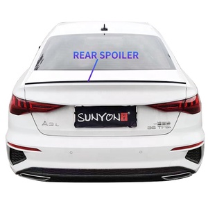 2021 2022 <span class=keywords><strong>2023</strong></span> 2024 aileron RS3 en Fiber de carbone pour <span class=keywords><strong>audi</strong></span> <span class=keywords><strong>A3</strong></span> 8Y mise à niveau vers <span class=keywords><strong>audi</strong></span> RS3 8Y aileron de coffre ailes PP matériel - Product Image 4