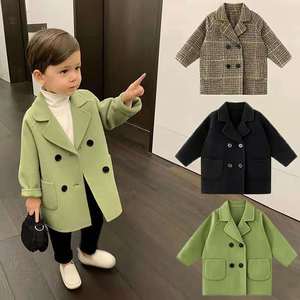Vêtements pour enfants les plus vendus, manteau en laine pour tout-petits, manteaux et vestes pour bébés, manteaux pour garçons - Product Image 2